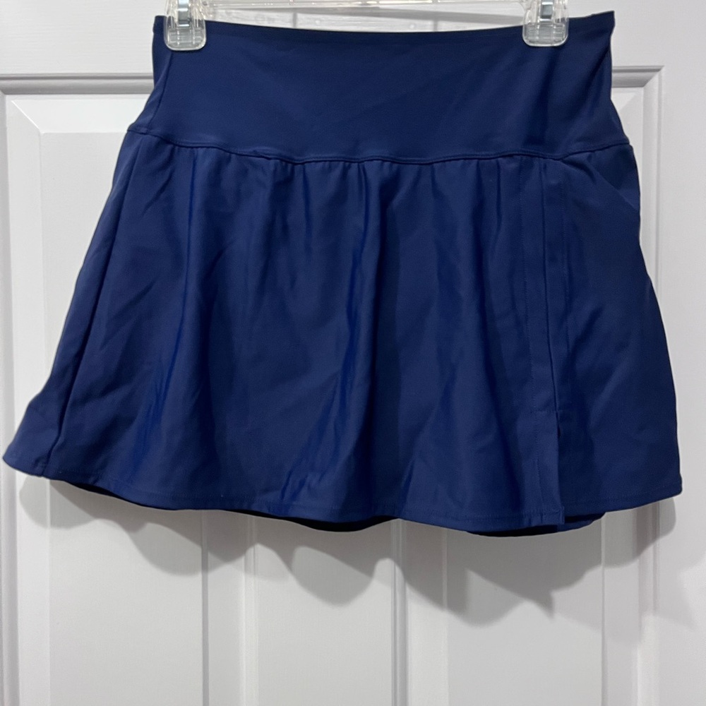 Navy Blue Women's Swim Skort
